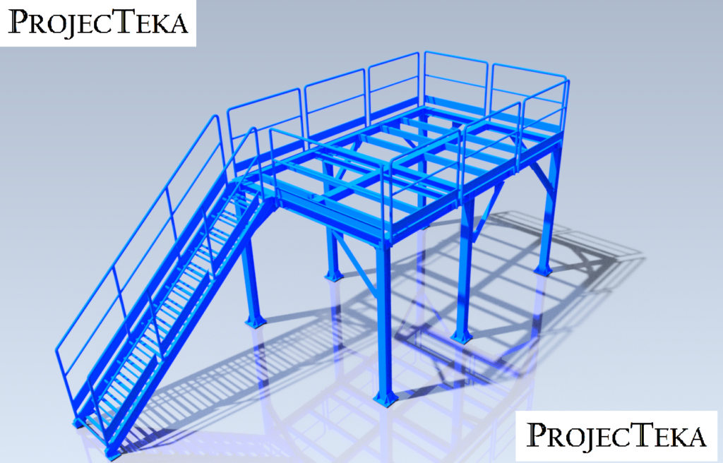 STEEL STRUCTURE DESIGN SOPPALCO IMPALCATURA BALLATOIO IMPALCATO TRAVI HEB 140