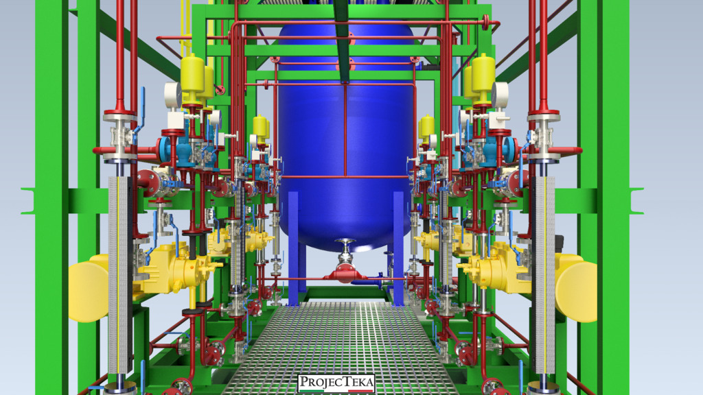 CHEMICAL DOSING SKID CALIBRATION POT METERING PUMP